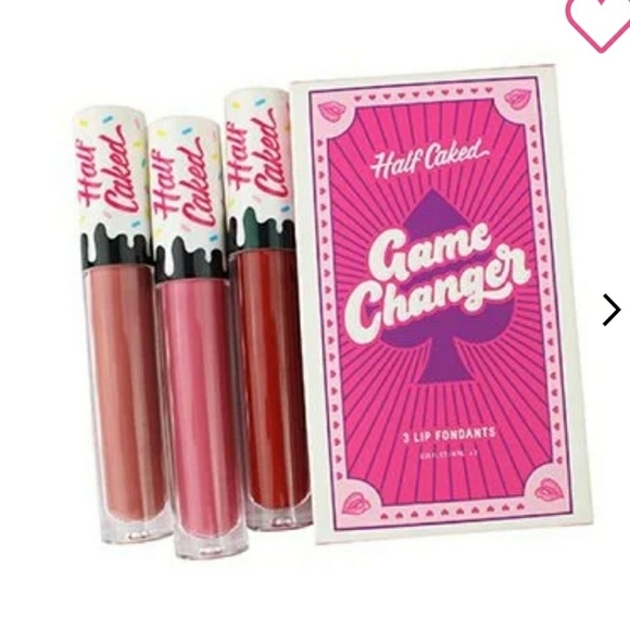 Half Caked Other - NIB Half Caked Game Changer Trio Liquid Lipsticks